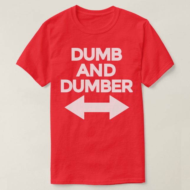 Dumma och dumbom 2 t shirt (Design framsida)