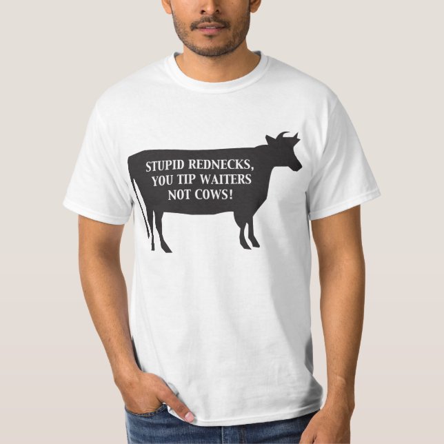 Dumma Rednecks T Shirt (Framsida)