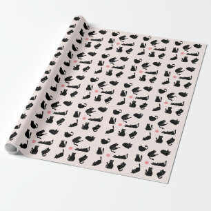 Dumma svarta katter presentpapper