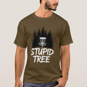 Dumma Träd Disc Golf Roliga Frisbee Golf Golfare T Shirt