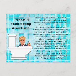Dumma Trump-citat, spolade toaletter 15 gånger Vykort