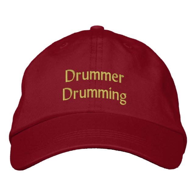 Dummer Drumming Cap / Hat Broderad Keps (Framsida)