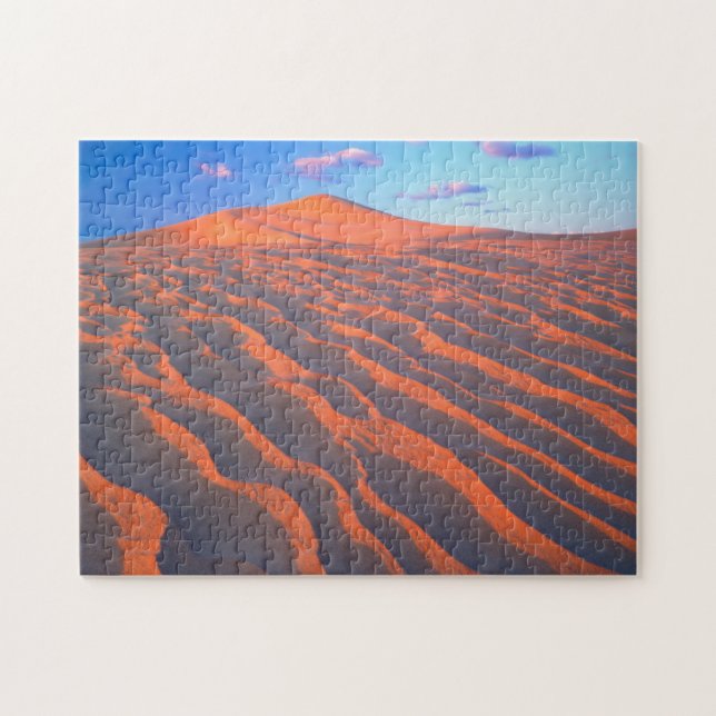 Dumont Dunes, Sanddyner och moln Pussel (Horisontell)