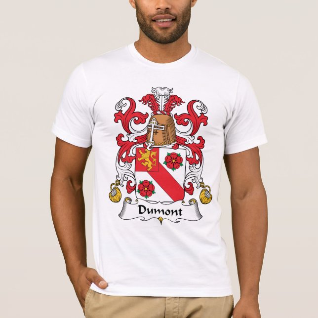 Dumont familjvapensköld t shirt (Framsida)