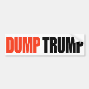 DUMP TRUMP -.png Bildekal