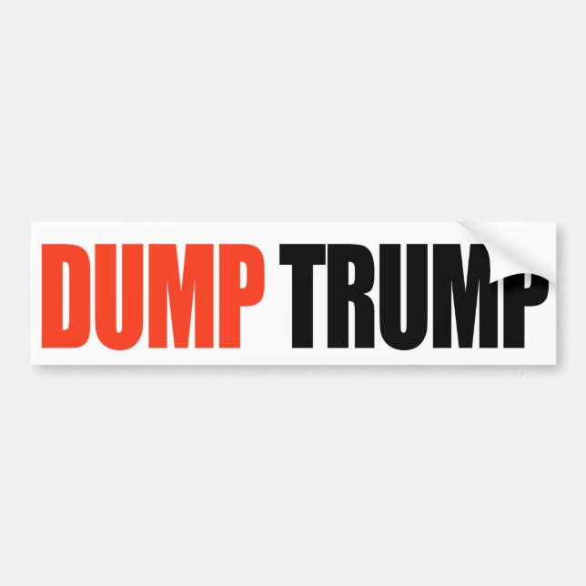 DUMP TRUMP -.png Bildekal (Framsidan)