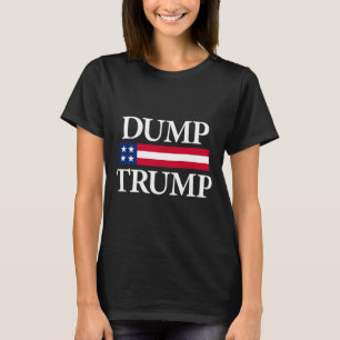 Dump trump skjortor svart unisex modern politisk D T Shirt