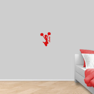 Dumpa Cheerleader och Namn X Small Wall Decal
