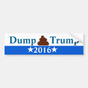 Dumpa den trumfAnti-Trumf bildekalet Bildekal