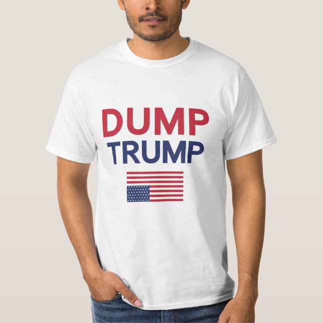 Dumpa den trumfskjortan 2016 t-shirt (Framsida)