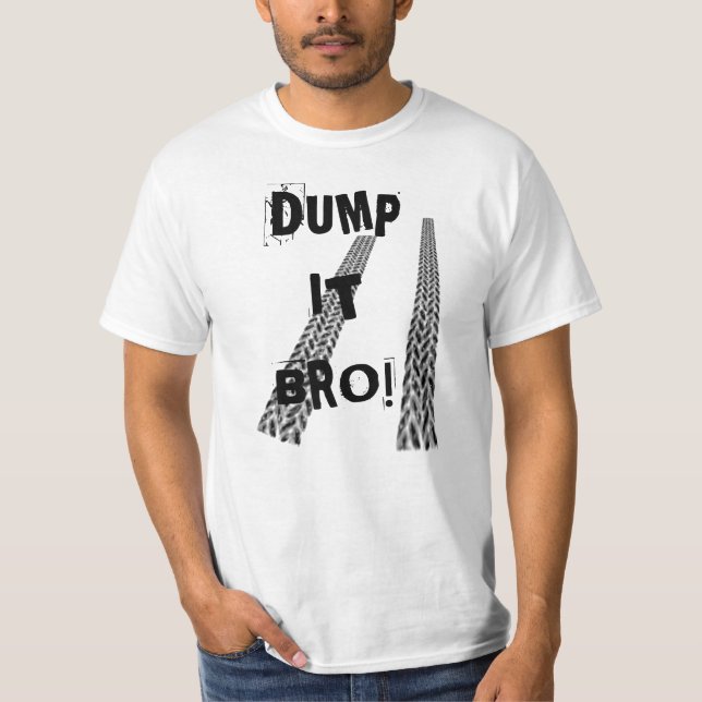 Dumpa det broen! tee shirt (Framsida)
