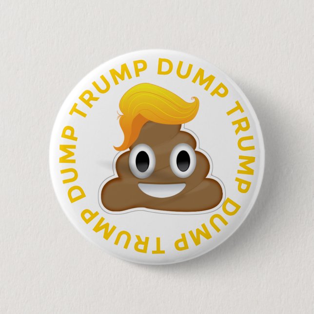 Dumpa det trumf#DumpTrumpAnti-Trumf Donald bajset Knapp (Framsida)