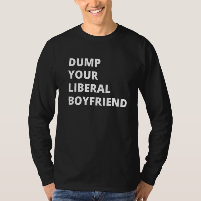 Dumpa din liberala bojvän t shirt (Framsida)