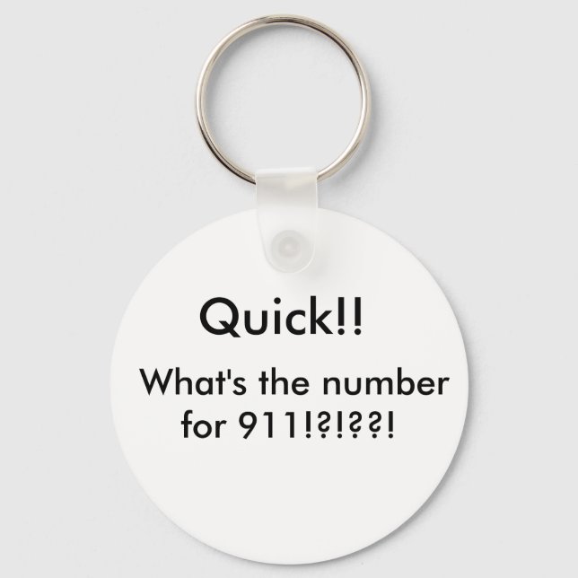 Dumpa fråga nyckelring (Framsida)