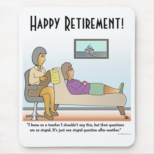 Dumpa frågor musknappen musmatta (Framsidan)