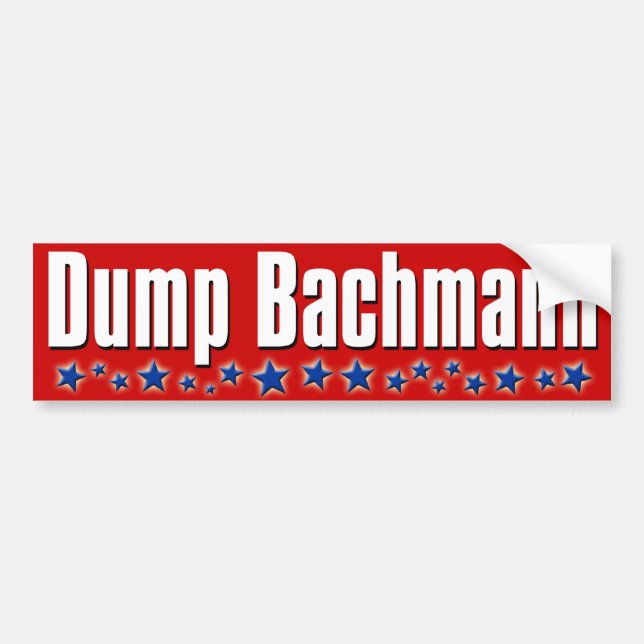Dumpa Michele Bachmann Bildekal (Framsidan)