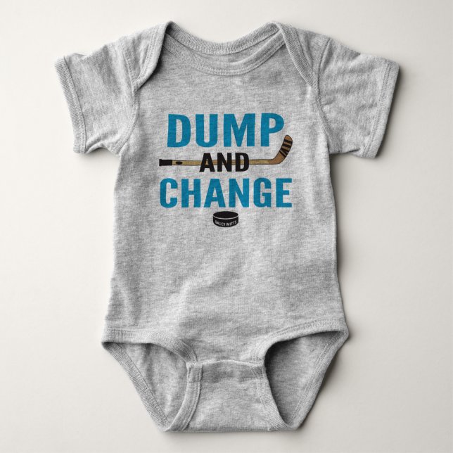 Dumpa och byt Hockey Baby Turcos Blue T Shirt (Framsida)