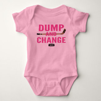Dumpa och byt Hockey Flicka Rosa Bodykostym T Shirt
