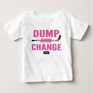 Dumpa och byt Hockey Flicka Rosa T Shirt