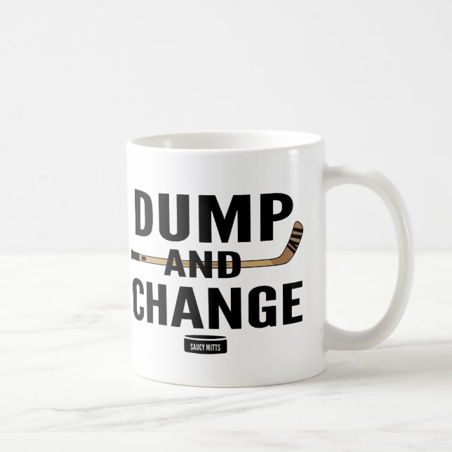 Dumpa och byt hockey kaffemugg (Höger)