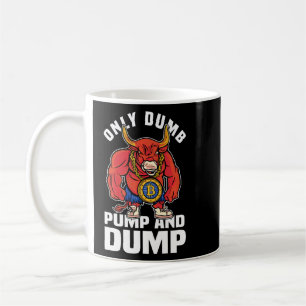Dumpa och dumpa kryptovaluta för Bull Kaffemugg