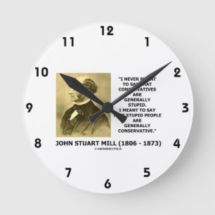 Dumpa personer är i allmänhet Konservativets offer Rund Klocka