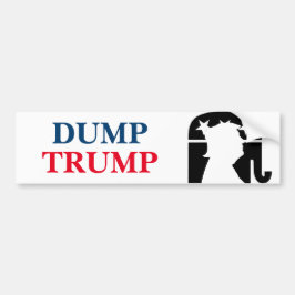 Dumpa president Donald Trump Politisk Bildekal