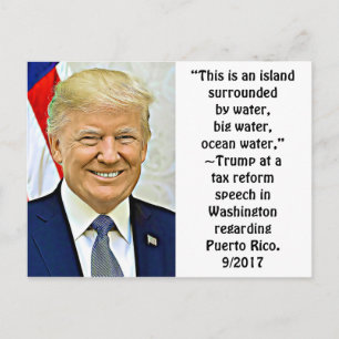Dumpa Sak Trump Says, vykort Keepsaké