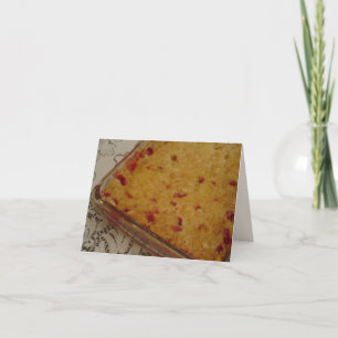 Dumpa tårtarecept noterar kortet kort