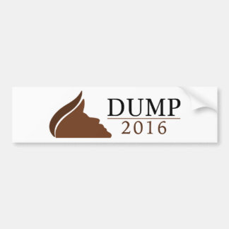 Dumpa trumf - den Donald Trump bildekalet Bildekal