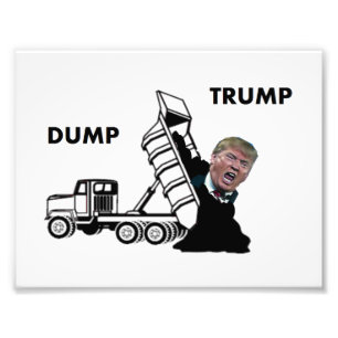 Dumpa trumf fototryck