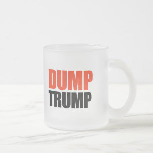 Dumpa trumf frostad glasmugg