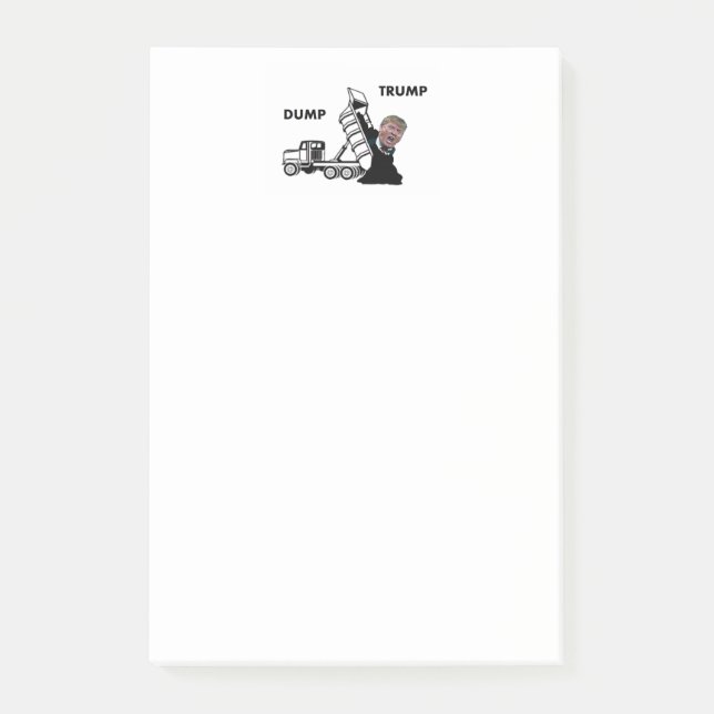 Dumpa trumf post-it block (Framsida)