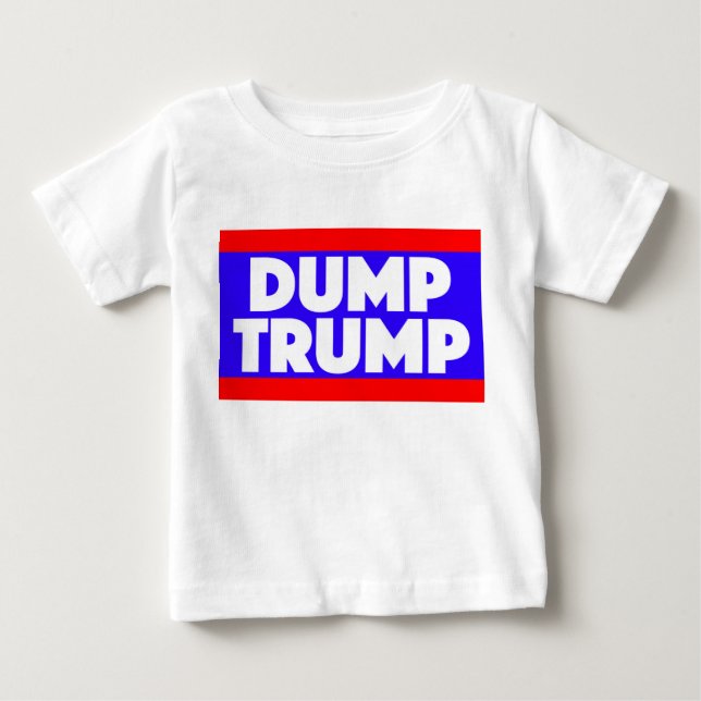 Dumpa trumfbabyutslagsplatsen tee (Framsida)