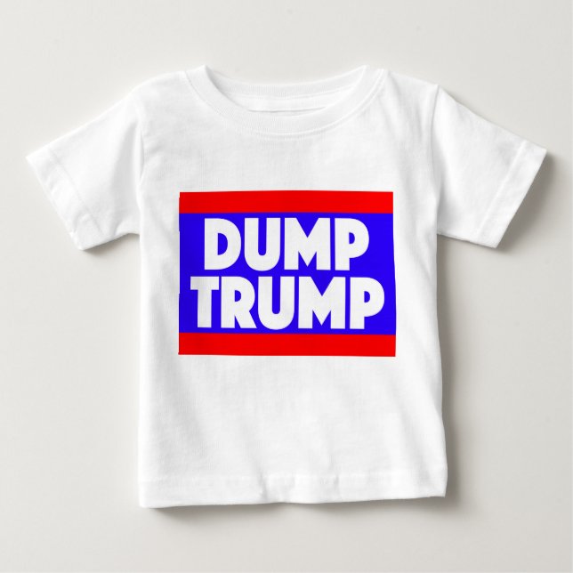 Dumpa trumfbabyutslagsplatsen tee shirt (Framsida)