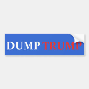 Dumpa trumfbildekalet bildekal