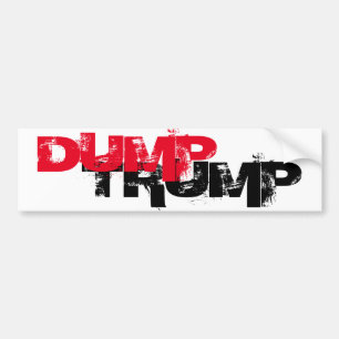 dumpa trumfbildekalet bildekal