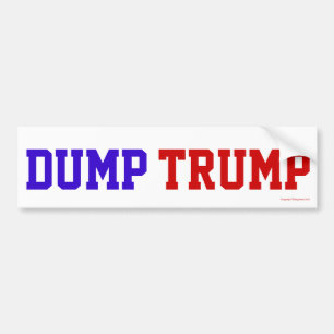 Dumpa trumfbildekalet bildekal