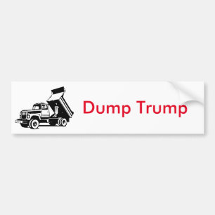 Dumpa trumflastbilen bildekal