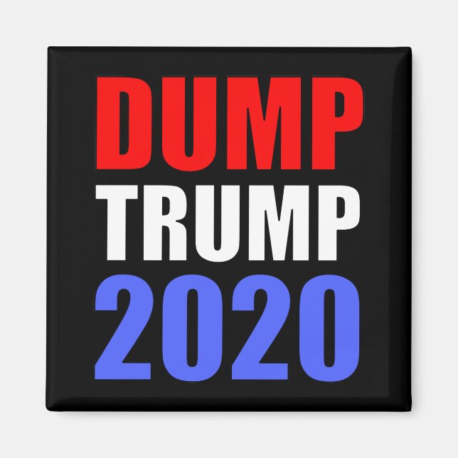 Dumpa trump 2020 Anti-Trump Magnet (Framsidan)
