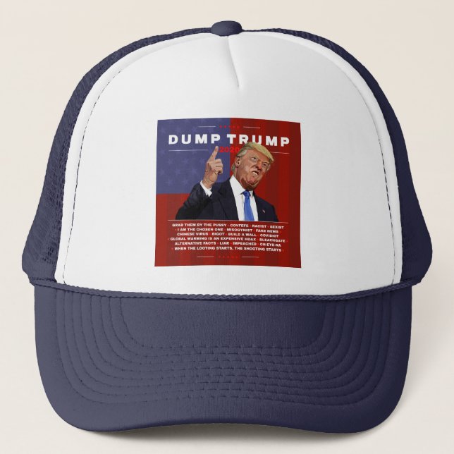 Dumpa Trump 2020-illustration Keps (Framsida)