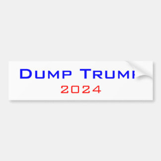 Dumpa trump 2024 Bumper-etikett Bildekal