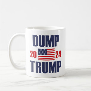 Dumpa trump 2024 kaffemugg