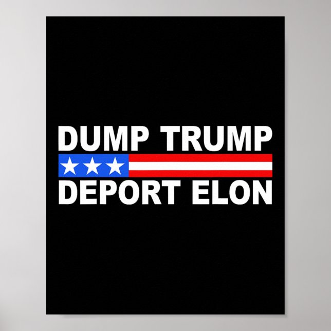 Dumpa Trump Deporter Elon 50501  Poster (Framsidan)