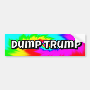 Dumpa Trump (du kan byta orden) Bildekal