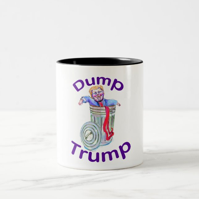 Dumpa Trump-kaffe Mugg (Center)