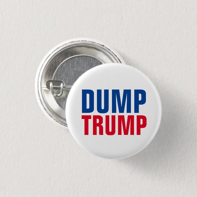 "Dumpa trump" Knapp (Framsida & baksida)