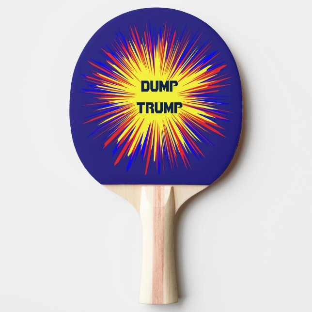 Dumpa Trump Ping Pong Paddle Pingisracket (Framsidan)