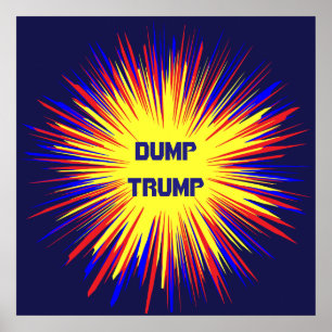 Dumpa Trump-politisk Poster