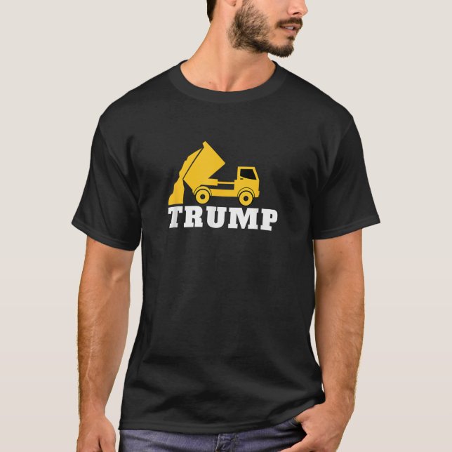 Dumpa Trump Politiska Tees Funny Anti Donald Trump T Shirt (Framsida)